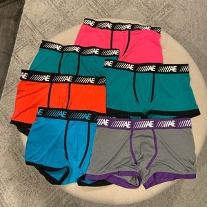 American Eagle men’s boxer briefs set of 6 pair size large